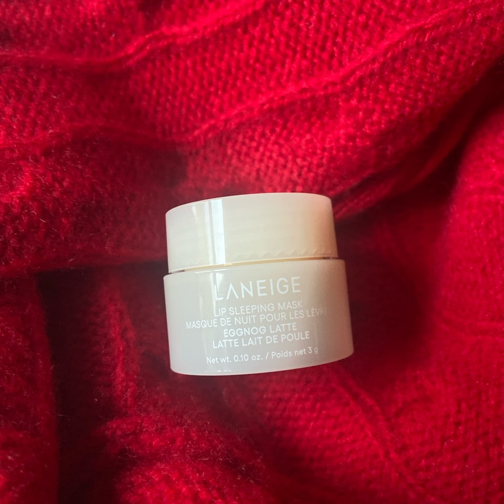 LANEIGE Lip Sleeping Mask - egg nog - new- mini